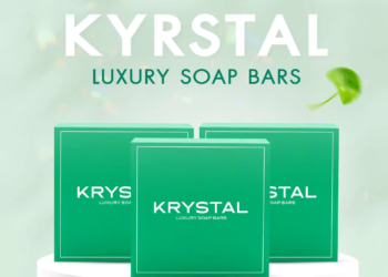 KRYSTAL LUXURY SOAP BAR สบู่คริสตัล สูตรอ่อนโยน 3 แถม 1